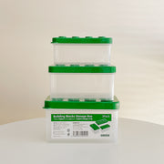 Lego Nesting Storage Case Set of 3 樂高可疊式小顆粒積木/零件/文具小型收納盒