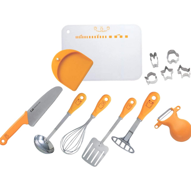 KAI Little Chef Tool Set of 8 日本貝印兒童料理工具8件組