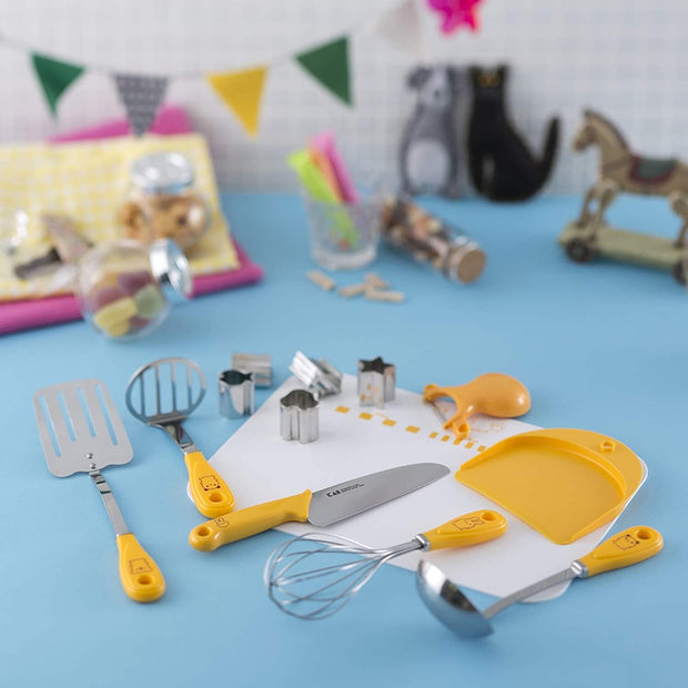 KAI Little Chef Tool Set of 8 日本貝印兒童料理工具8件組