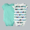 Cotton Mesh Short Sleeve Onesie 2-Pack