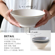 Albee Lightweight Ramen Bowl 日製美濃燒輕量拉麵碗