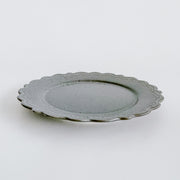 Mino Ware Lace Rim Plate 日本製石紋蕾絲盤 - 9" (4 Color Options)