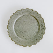 Mino Ware Lace Rim Plate 日本製石紋蕾絲盤 - 9" (4 Color Options)