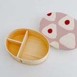 Natural Wooden Bento Lunch Box (Onigiri)  日式天然木質便當盒 (三角飯糰造型曲)