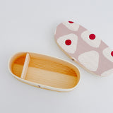 Natural Wooden Bento Lunch Box (Onigiri)  日式天然木質便當盒 (三角飯糰造型曲)