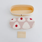 Natural Wooden Bento Lunch Box (Onigiri)  日式天然木質便當盒 (三角飯糰造型曲)