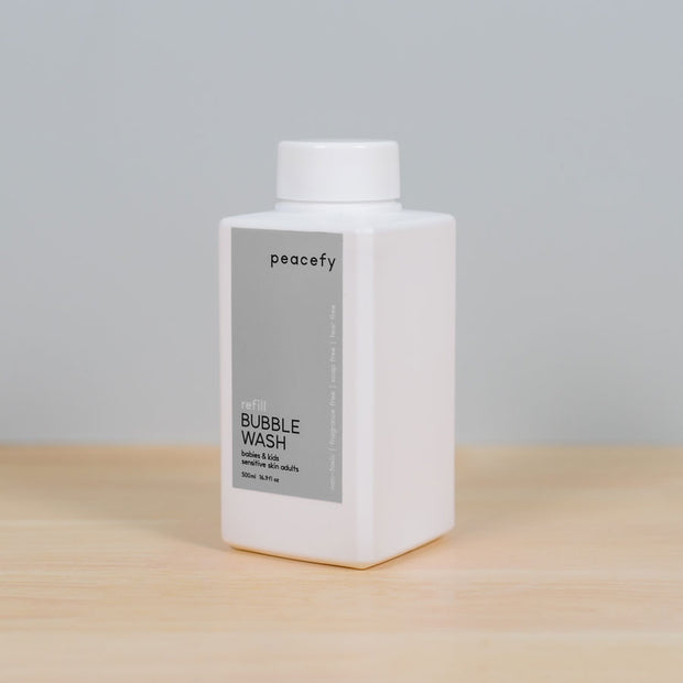 Peacefy BUBBLE WASH Refill 親膚潔淨泡泡慕斯 補充瓶