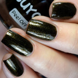 Peel-off Ring Nail Polish - Penguin Black & Gold 兒童無毒可撕戒指指甲油