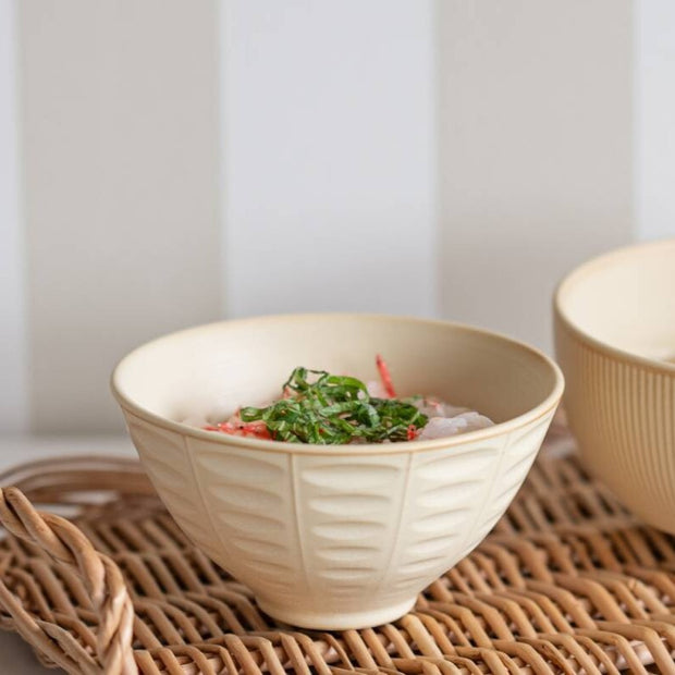 Re-Table Ware ASUMI Rice Bowl 日本美濃燒 彩澄再生陶碗 11.5cm (2 Colors)