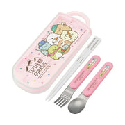 Sumikko Gurashi Stainless Steel Fork Spoon Chopsticks Set 角落生物不鏽鋼叉+匙 & 筷子攜帶組