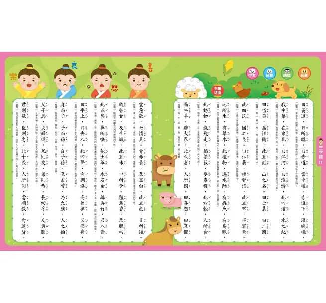 FOOD超人小手點讀必學啟蒙大全(唐詩+三字經+弟子規)