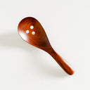 Japanese Natural Wood Soup Spoon / Ladle / Strainer – 2 Colors
