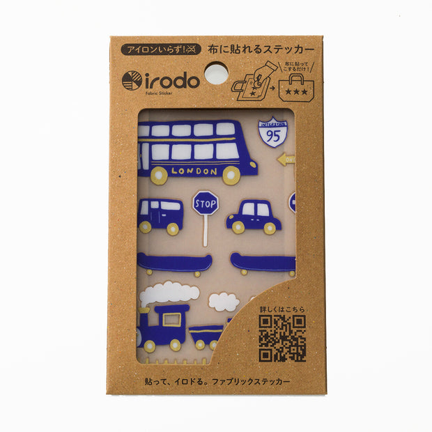 Irodo Fabric Transfer Sticker Set - Cute Icons 日本免熨斗布料轉印貼 - 可愛圖案