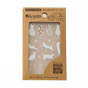 Irodo Fabric Transfer Sticker Set - Cats 日本免熨斗布料轉印貼 - 貓咪