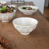 Rokuro Mino Ware Bowl 日本小兵粉引碗 - Off White (2 Size Options)