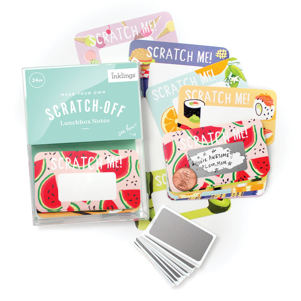 Scratch-off Lunchbox Notes - Foodie 午餐留言刮刮樂-小食客