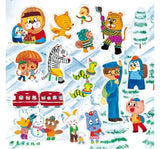 紅色小電車(4冊)：猜一猜電車 擠一擠電車 噓！雪人電車來了 摘一摘電車