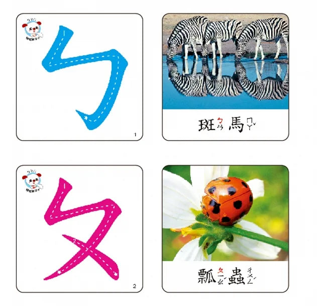 ㄅㄆㄇ觸感識字卡