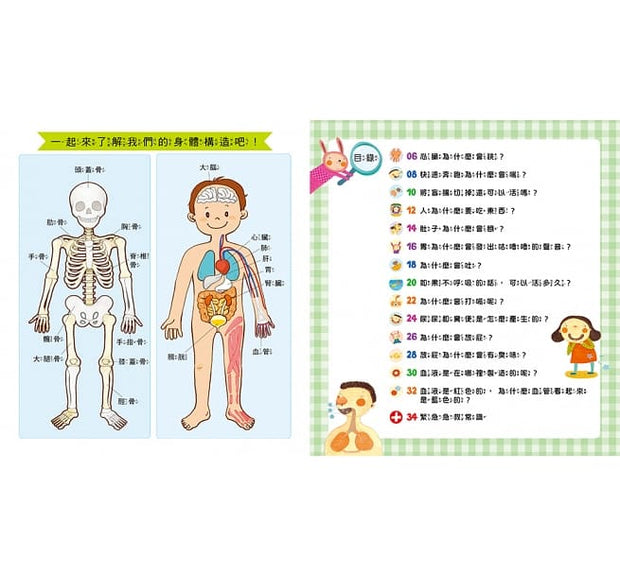 奇妙身體大不同【有趣的身體構造】