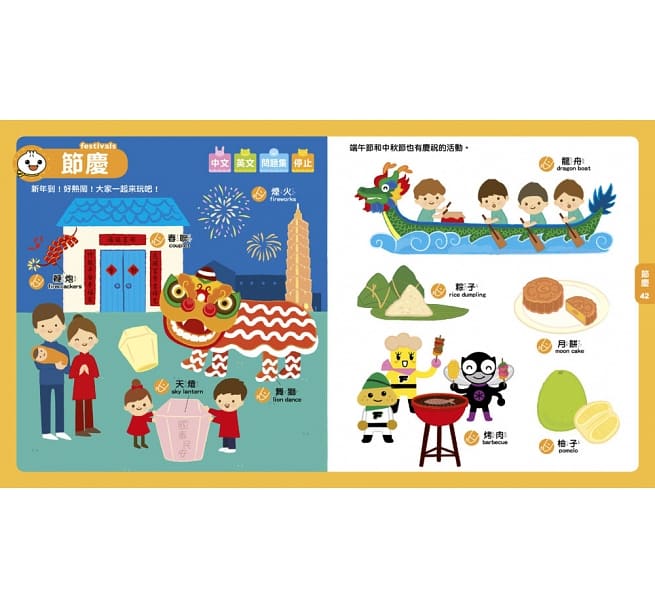 FOOD Superman Bilingual Talking Picture Dictionary with Reading