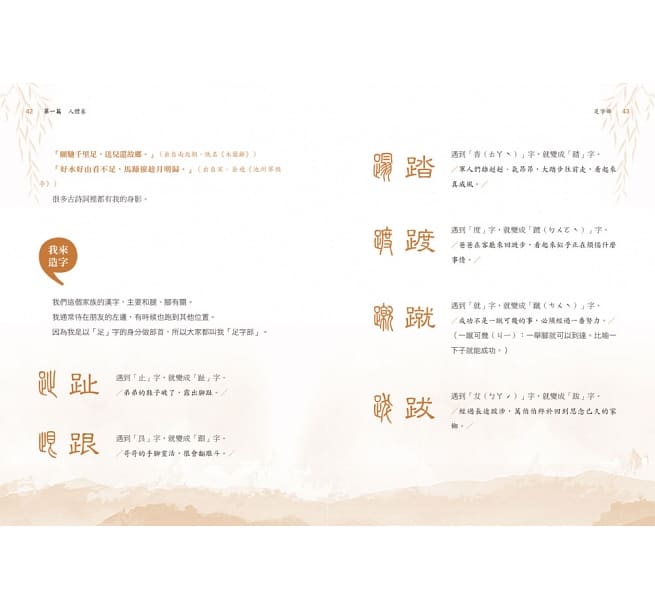 超好玩！部首拼字遊戲書（人體卷‧動作卷）【附動字遊戲卡】