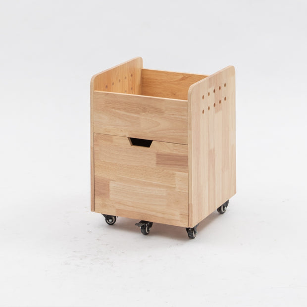 【Explorista】 Wooden Rolling Drawer Cubby 好好學跑跑書包櫃