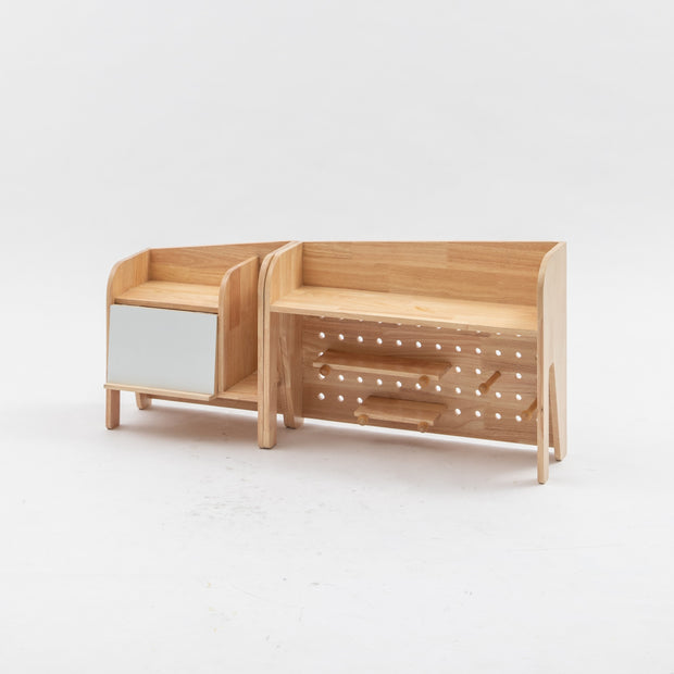 【Explorista】 Wooden Desktop Organizer Set 好好學桌上置物櫃組